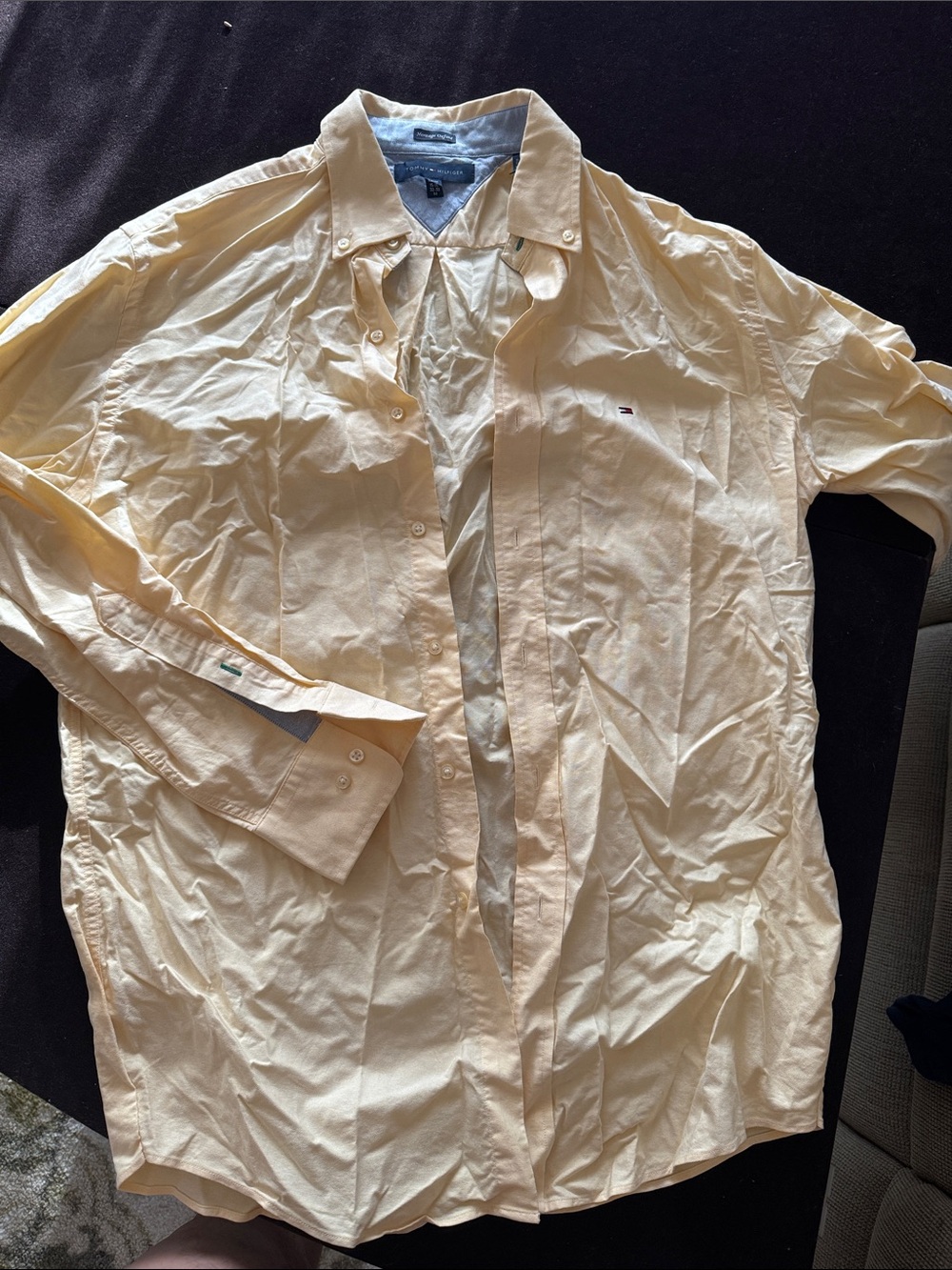 Tommy Hilfiger Light Yellow Button-Down Shirt